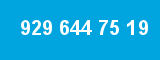 929 644 75 19 929 644 75 19